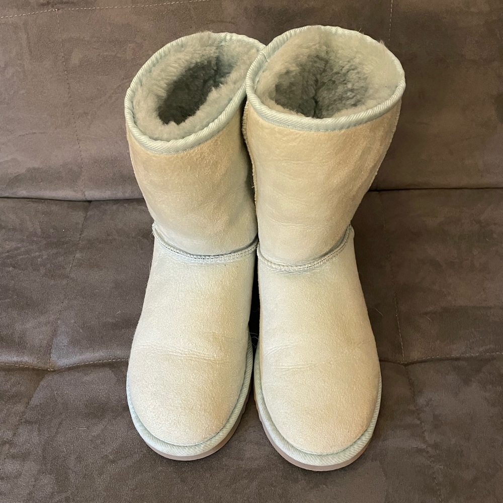 Baby blue classic short Uggs